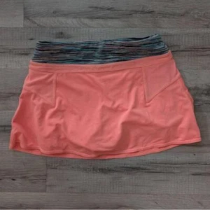 Athleta Girl Coral Elastic Waist Multicolor Pattern Athletic Skort, M/8-10 (Z1) - Picture 1 of 3