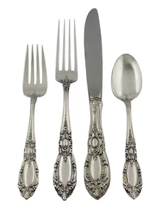 Sterling Handtuch (12) Geschirr Größe Gedecke Besteck Set König Richard ~ NoMono - Bild 1 von 8