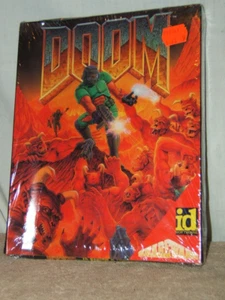 Doom Shareware - Sealed - IBM 3.5” - Big Box PC - 1993 id Software Not Graded - Picture 1 of 11