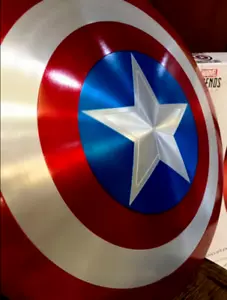 Réplica 1:1 Avengers Metal Shield 75 aniversario Capitán América Shield - Imagen 1 de 7