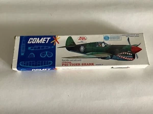 Vintage Comet 3201 Sp-Width18" Balsa Wood KitP40 Tiger Sh (DP23-14K2/4/2)-6 - Picture 1 of 8