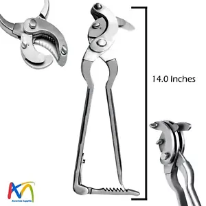 Serra Emasculator Vet Castration Tool 14" With Ratchet Steel Clamp Modified - Picture 1 of 1