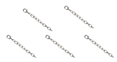 Juego de 5 dijes y etiquetas para colgar a tus perros Aria Silvertone 8" Foto 1 de 2