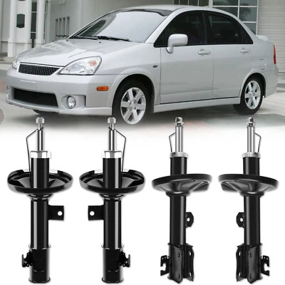 For 2004-2007 Suzuki Aerio L4 Shock Absorber and Strut Assemblies Set of 4 - Изображение 1 из 4