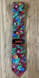 Jerry Garcia Neck Tie Collection Sixty Creme De Menthe Hangover Christmas New - Picture 1 of 6