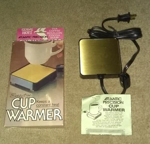 Calentador de taza de café Atlantic Precision vintage con caja funciona té cacao sopa - Imagen 1 de 3