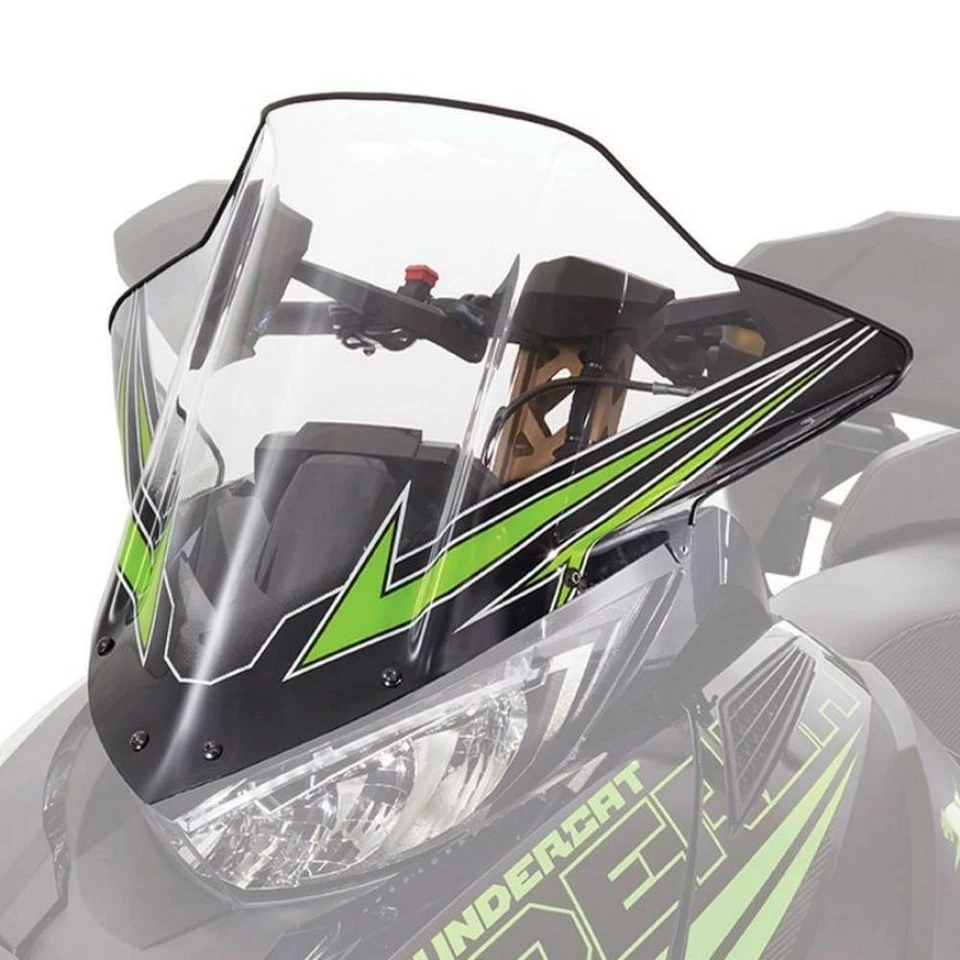 Arctic Cat  Mid LXR Windshield, Medium Green ZR Riot XF M Thundercat 9000 - Image 1 of 1