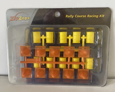 ZipZaps RALLY COURSE RACING KIT Orange Cones Yellow Drums Brand New Radio Shack - Image 1 of 4