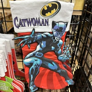Catwoman Christmas Stocking DC Comics Warner Brothers New With Tag Kurt Adler - Picture 1 of 5