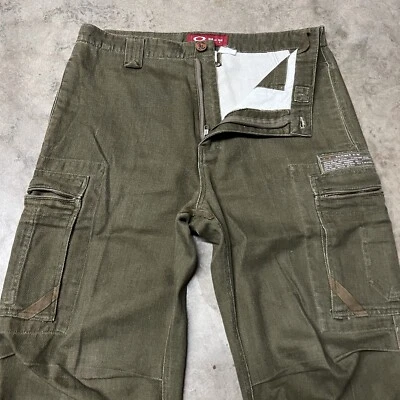 Pantalones acampanados Oakley Technical Military Cargo años 2000 vintage MUESTRA W34 L32 Foto 1 de 4