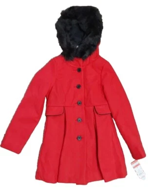 Cat & Jack Medium (7-8) Red Faux Fur Trim Petticoat - Image 1 of 4