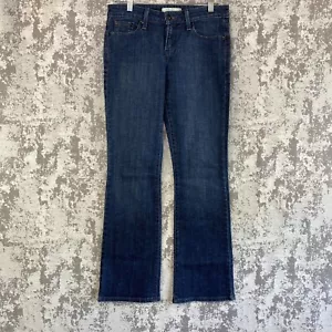 Jeans Levi's 545 taglio stivali bassi lavati scuri taglia 6M 31x31 con patta con bottoni western - Foto 1 di 19