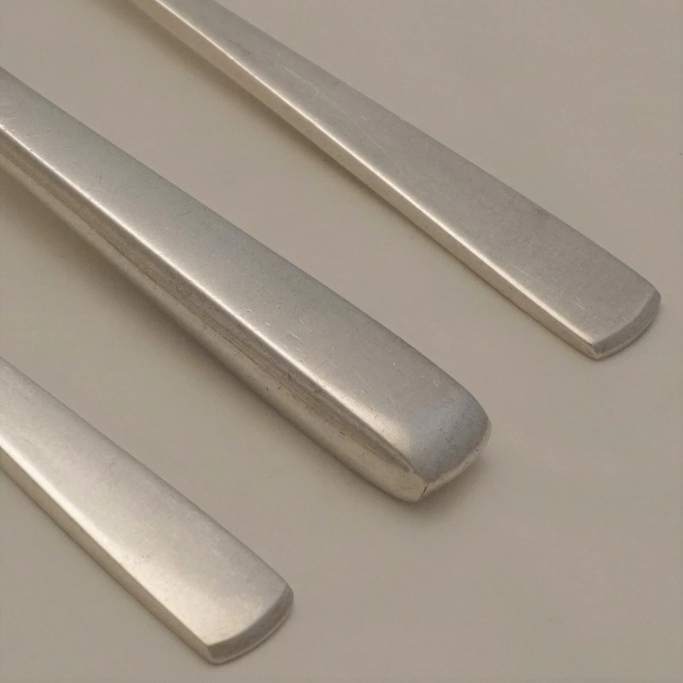 NUEVO DISEÑO INGLÉS MAPPIN & WEBB Sheffield Silver Servicio Cubiertos Tenedores y Cucharas Foto 1 de 1