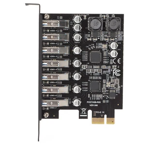 7 Port PCIE Expansion Card PCIE To USB3.2 Expansion Card 5Gbps High - Picture 1 of 12