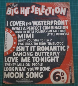 The Big Hit Selection - arr. Fred Bentley Jr. - 1933 Victoria Music V.M.P. 1082 - Picture 1 of 6