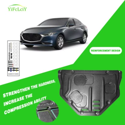 Front Skid Plate For Mazda3 2014-2018 Impact Resistant Engine Guard Cover Foto 1 de 4