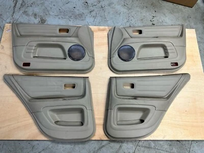 Lexus IS300 2001-2005 beige tostado cuero completo interior puertas tarjetas paneles OEM Foto 1 de 4