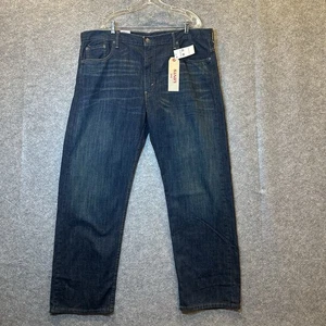 Levi Straus 569 Men’s Loose Straight Jeans - Dark Blue - W40 L32 - New with tags - Picture 1 of 21