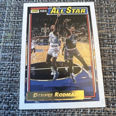 1992 Topps Gold #117 DENNIS RODMAN All-Star ***HOFer*** - Image 1 of 3