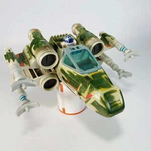 Hasbro Star Wars X-Wing Starfighter Camo 2001 Galactic Heroes With R2-D2 - Picture 1 of 20