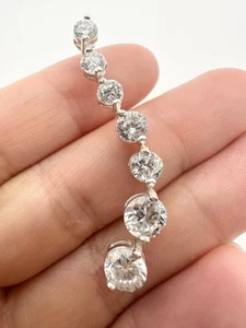 925 sterling silver CZ elegant pendant - Picture 1 of 6