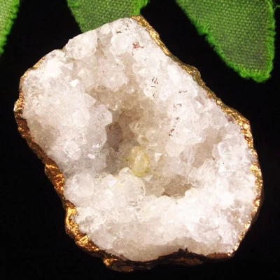 Envoltura Blanco Titanio Cristal Ágata Druzy Cuarzo Geoda Decoración H91427 Foto 1 de 2