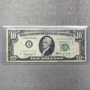 1963-A $10 Federal Reserve Note - Picture 1 of 9