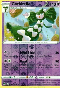 Pokemon Darkness Ablaze #075/189 "Gothitelle" Reverse Holo! Nm To Mint! - Picture 1 of 2