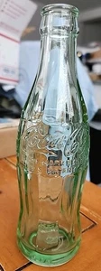 Vintage Coca-Cola Green Embossed 6 0z Bottle Mobile, Alabama - Picture 1 of 3
