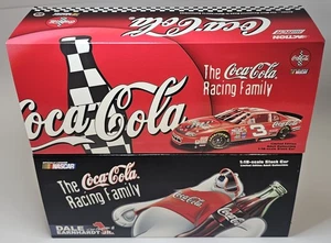 1998 ACTION 1/18 DALE EARNHARDT SR & DALE EARNHARDT JR COCA-COLA JAPAN 2 CAR SET - Picture 1 of 22