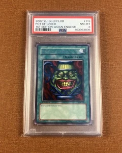 Pot of Greed Asian Eng LOB-119 The Legend of Blue Eyes White Dragon 1ª Edición - Imagen 1 de 1