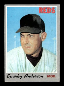 1970 Topps # 181 Sparky Anderson Card Cincinnati Reds - Picture 1 of 2