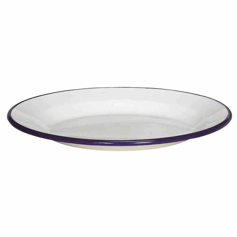 Teller flach 24cm Servieren Geschirr Kochen Küche Essen Mahlzeit Gekochtes NEU - Bild 1 von 1