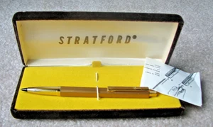 Stratford Matita Meccanica Tono Oro Italia Con Scatola - Foto 1 di 8