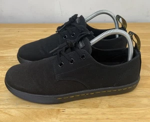 DR. MARTENS WOMEN'S SANTANITA BLACK YELLOW STITCHING SHOES US 7 UK 5 EUR 38 - Picture 1 of 7