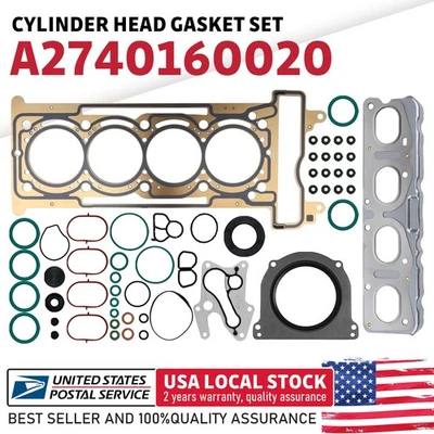 Durable Cylinder Head Gaket Set For Mercedes-Benz E250 2014-2018 A2740160020 - Image 1 of 4