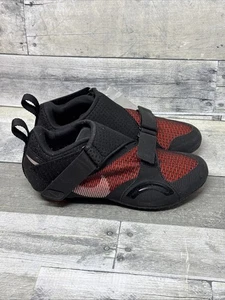 Nike Superrep Size 9 Cycle Indoor Cycling Shoes Women Black Red Gray CJ0775-008 - Picture 1 of 10