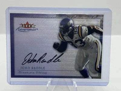 John Randle Auto 2000 Fleer Autographics Minnesota Vikings - Image 1 of 2