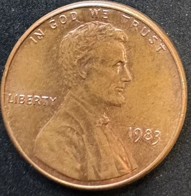 1983 Doubled Die Obverse Lincoln Cent!! - Image 1 of 4