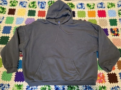 Pulôver com capuz Yeezy Gap Mainline cinza camada dupla tamanho XL inédito - Imagem 1 de 3