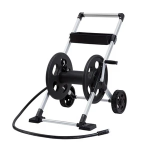 304 Explorer Two Wheel Hose Reel Cart, Aluminum, Holds 250-feet of 5/8" Hose - Picture 1 of 5