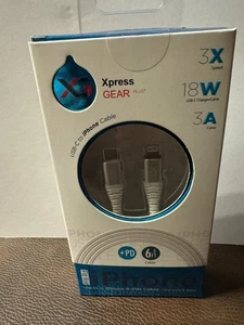 Xpress Gear 6.5FT USB-C to iPhone 8-Pin Charging Cable 18W Fast PD Sync - Picture 1 of 5