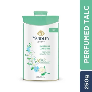 Yardley London Imperial Jasmine Perfumed Talcum Powder for Women , 250g (8.8 oz) - Picture 1 of 3
