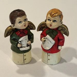 Vintage Star Chalkware villancicos coro niños ángeles - Imagen 1 de 18
