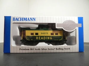 HO Bachmann Silver Series FREIGHT CAR STEELE CABOOSE READING 16807 - Picture 1 of 2