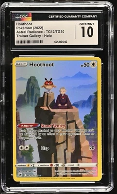 2022 POKEMON SWORD & SHIELD ASTRAL RADIANCE #TG12 FULL ART/HOOTHOOT CGC 10 - Image 1 of 2