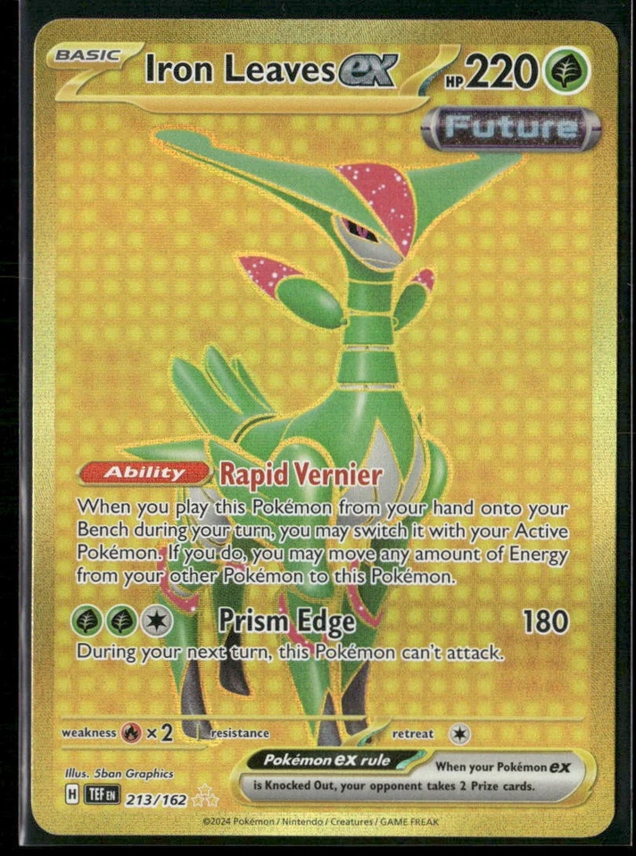 SV05: Temporal Forces #213/162 Iron Leaves ex - Image 1 of 2