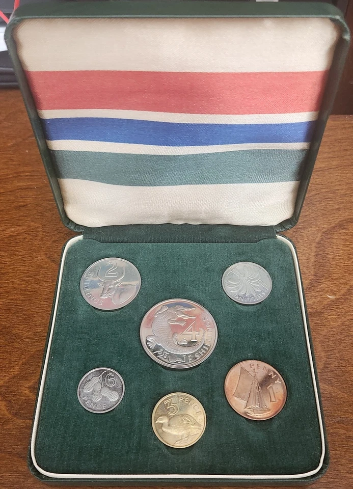 1966 GAMBIA - FIRST OFFICIAL PROOF SET (6) - ROYAL MINT - RARE! - Image 1 of 1