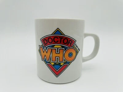 Vintage DOCTOR WHO Tea Cup Coffee Mug 1988 BBC England 11 oz Vivid Colors - Image 1 of 4