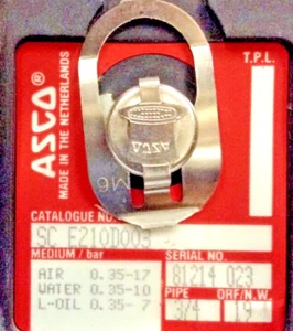ASCO SCE210D003 2/2 NC 3/4" General Service Magnetventil 110/50 AC 110/60 AC - Bild 1 von 3